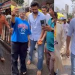 Vicky Kaushal walks barefoot to seek blessings at Lalbaugcha Raja | Hindi Movie News