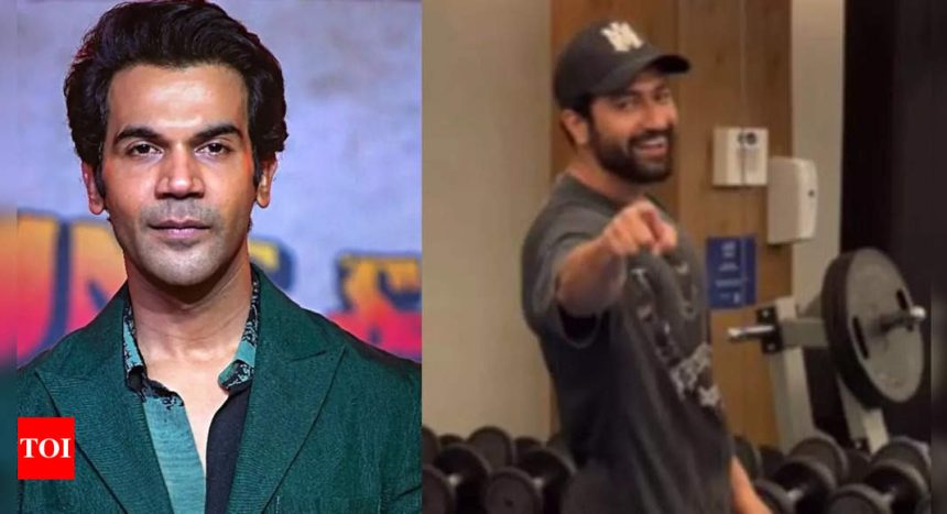 Vicky Kaushal's 'Pookie workout' VIDEO as he channels his inner Shah Rukh Khan is winning the internet, Rajkummar Rao indulges in some bromance with the 'Chhava' actor - WATCH