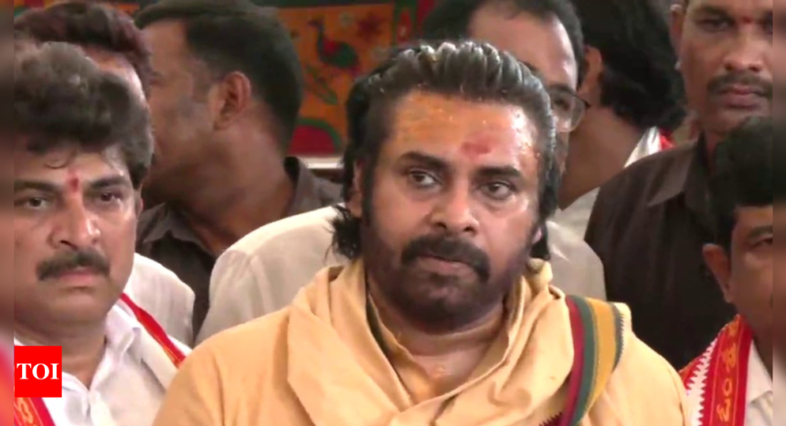 Video: Pawan Kalyan begins 11-day purification ritual after Tirupati Laddu controversy |