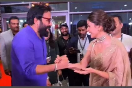 Video of Mrunal Thakur and Sandeep Reddy Vanga bumping into each other at an event goes viral; fans say, 'A movie together please' - WATCH |