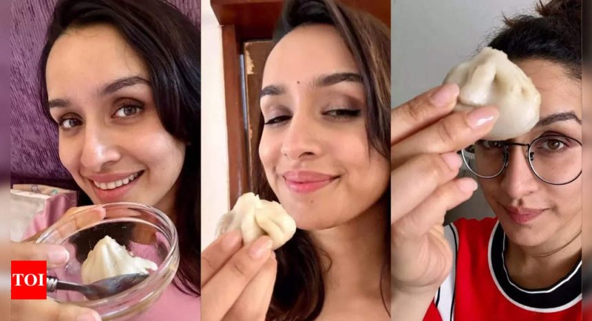 WATCH: Shraddha Kapoor shares adorable moments of relishing modaks, says "Ek saal ka modak quota done" | Hindi Movie News