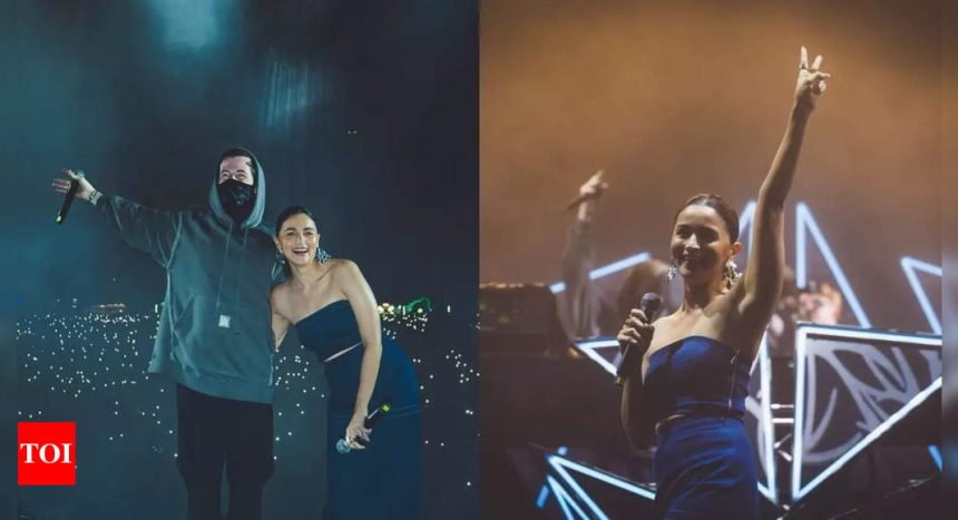 Alia Bhatt surprises fans as she attends Grammy award-winning Alan Walker's show in Bengaluru to promote her movie 'Jigra', netizens call her 'star girl' - WATCH VIDEOS