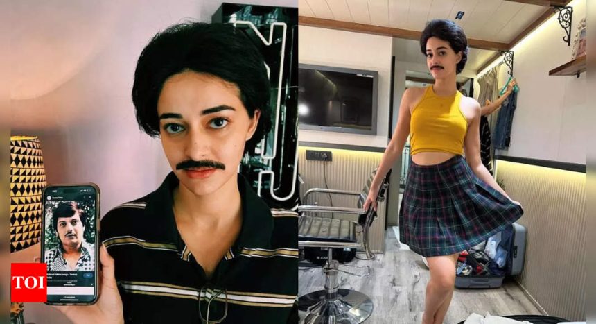 Ananya Panday unveils her Amol Palekar-inspired look in quirky BTS PICS from 'CTRL’