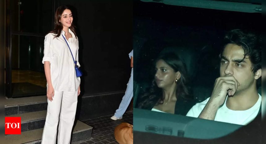 Aryan Khan and Suhana Khan turn heads at Ananya Panday's 'CTRL' screening