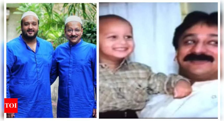 Baba Siddique's son Zeeshan Siddique shares heartwarming childhood video with his 'papa'; netizens pour in love - WATCH |