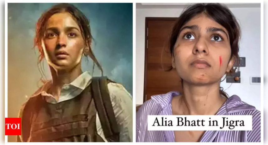 Chandni Bhabhda mimics Alia Bhatt; netizens ask, 'Jigra is Alia’s version of Animal?' - WATCH video |