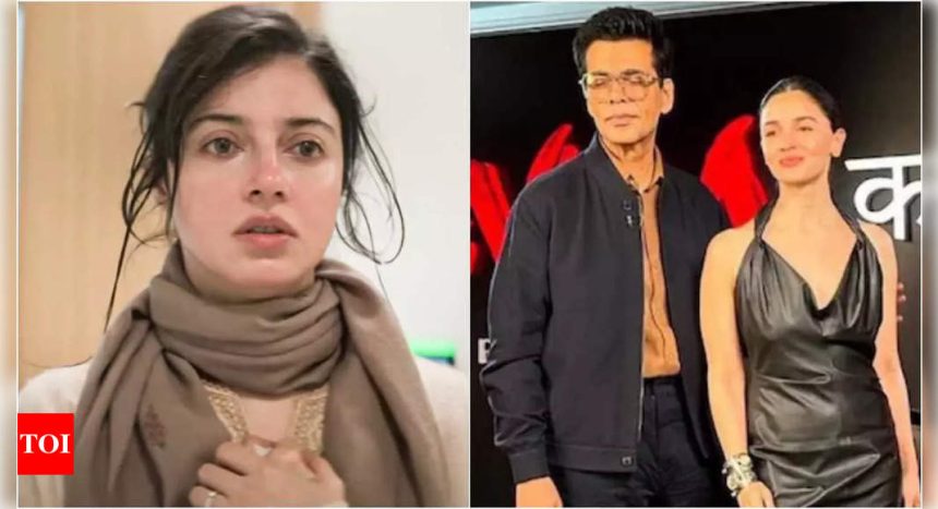 Divya Khossla slams Karan Johar and Alia Bhatt amid Jigra controversy: 'You will have no voice, no spine' | Hindi Movie News