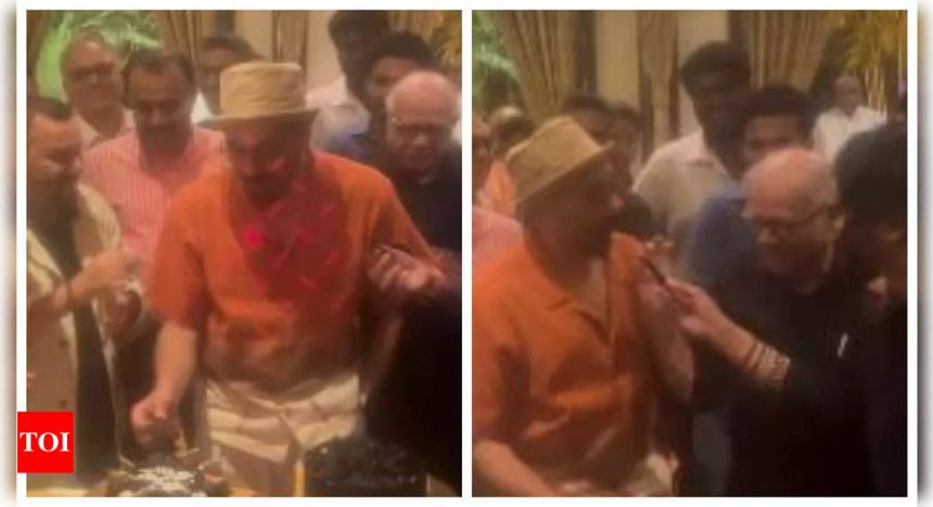 'Gadar 2' star Sunny Deol celebrates 67th birthday with Anil Sharma, Randeep Hooda and others on sets of 'Jaat' - WATCH video |