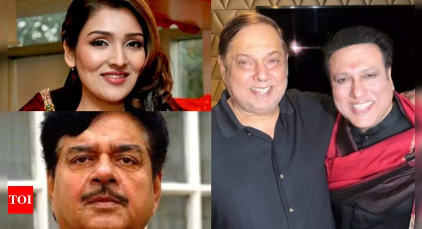 Govinda's daughter Tina Ahuja, Shatrughan Sinha, David Dhawan among other celebs visit hospital following actor's accidental shooting incident | Hindi Movie News