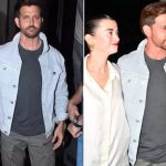 Hrithik Roshan holds girlfriend Saba Azad close at director Siddharth Anand’s wife's birthday party | Hindi Movie News