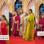 Jaya Bachchan: Navratri 2024: Jaya Bachchan and Shweta Bachchan join Rani Mukerji at the Durga puja pandal |