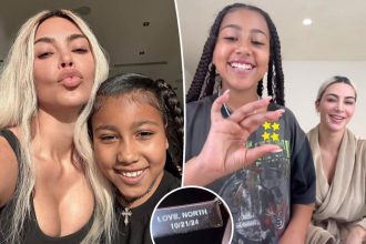 Kim Kardashian's questionably engraved necklace from North West likely cost $20K