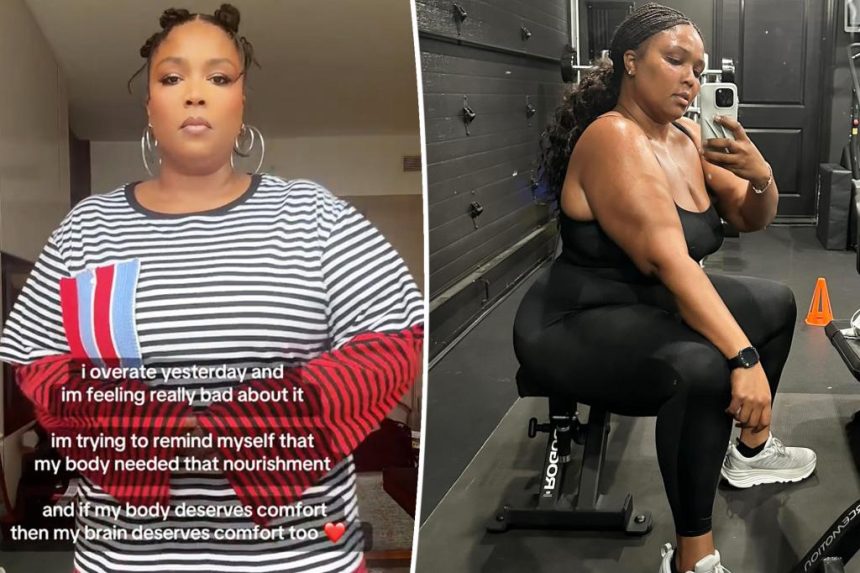 Lizzo admits she feels 'really bad' for overeating amid weight loss journey