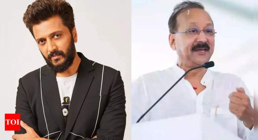 Mourning Riteish Deshmukh calls for justice after Baba Siddique's tragic death | Hindi Movie News