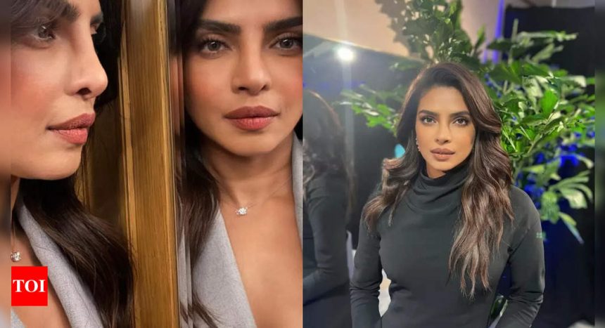 Priyanka Chopra displays her glam side in new PICS, fans call her a queen: 'Nick Jonas is one lucky man' | Hindi Movie News