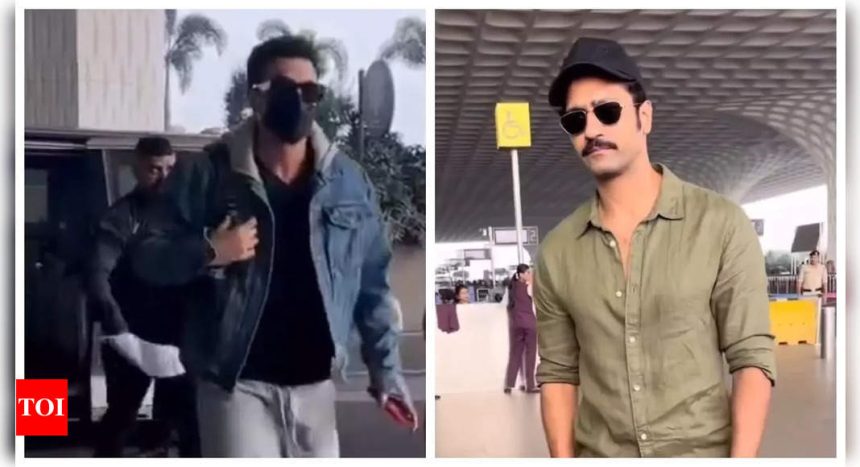 Ranbir Kapoor and Vicky Kaushal’s airport spotting sparks buzz! Have they flown out for ‘Love & War’ shoot? | Hindi Movie News