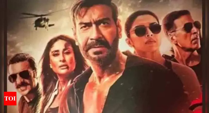 'Singham Again' advance box office day 1: The Ajay Devgn starrer has made Rs 5.97 crore in advance sales, 'Bhool Bhulaiyaa 3' has sold more tickets as it opened a day prior | Hindi Movie News