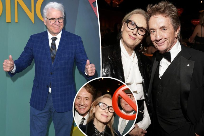 Steve Martin reacts to Meryl Streep and Martin Short dating rumors