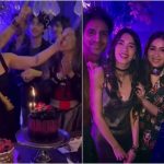 Sussanne Khan shares a sweet kiss with Arslan Goni at her 49th birthday celebration, Hrithik Roshan and Saba Azad attend the bash with sons Hrehaan and Hridhaan | Hindi Movie News