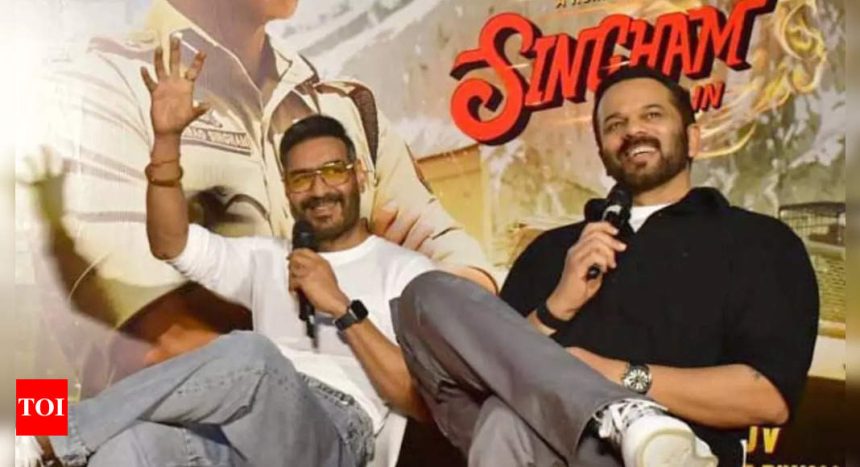 Ajay Devgn and Rohit Shetty on 'Singham Again' crossing Rs 100 crore mark within opening weekend: 'Audience love is more important' | Hindi Movie News