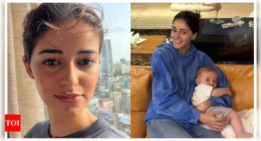 Ananya Panday is enjoying being a maasi to cousin Alanna Panday's son River; calls him her 'little koala' - See photo |