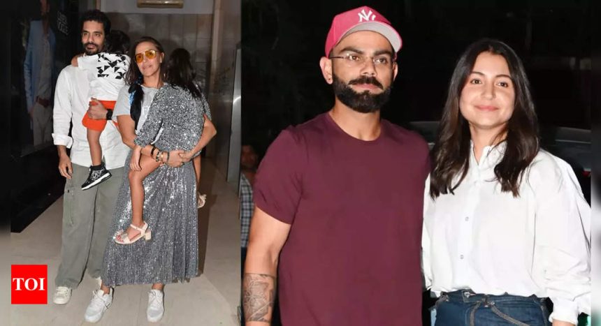 Anushka Sharma, Virat Kohli, Soha Ali Khan, Kunal Kemmu, Natasa Stankovic and others attend Neha Dhupia-Angad Bedi’s daughter Mehr’s birthday bash | Hindi Movie News