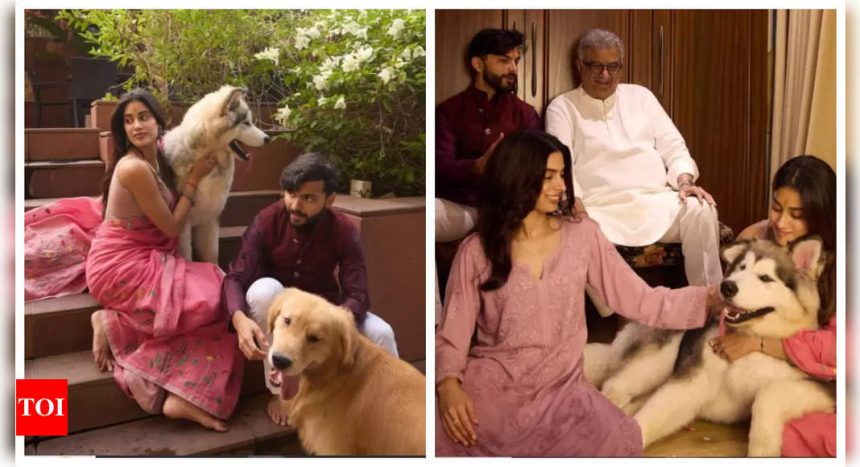 INSIDE photos of Janhvi Kapoor and Shikhar Pahariya celebrating Diwali together along with Boney Kapoor and Khushi Kapoor |