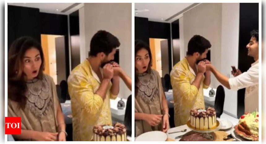 Ishaan Khatter celebrates birthday with Shahid Kapoor and Mira Rajput, shares goofy moments | Hindi Movie News