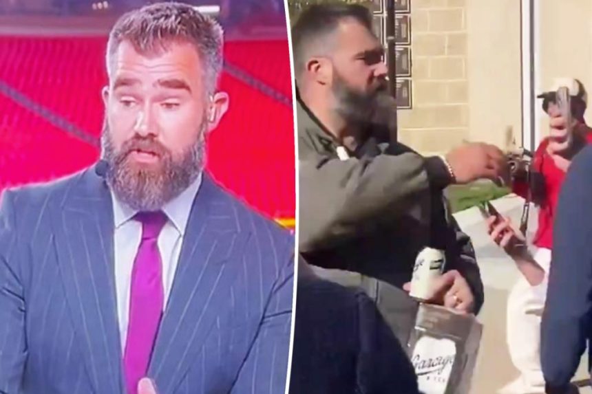 Jason Kelce expresses remorse for slamming student's phone to the ground