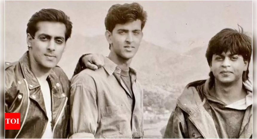 Karan Arjun: Did you know young Hrithik Roshan jumped on Shah Rukh Khan and Salman Khan’s car amid the shoot? Here’s why |