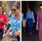 Kareena Kapoor says 'no' to a fan for selfie as she returns from family vacation with Saif Ali Khan, Taimur and Jeh - WATCH video |