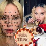 Madonna eats 'f--k Trump' cake after he wins 2024 presidential election