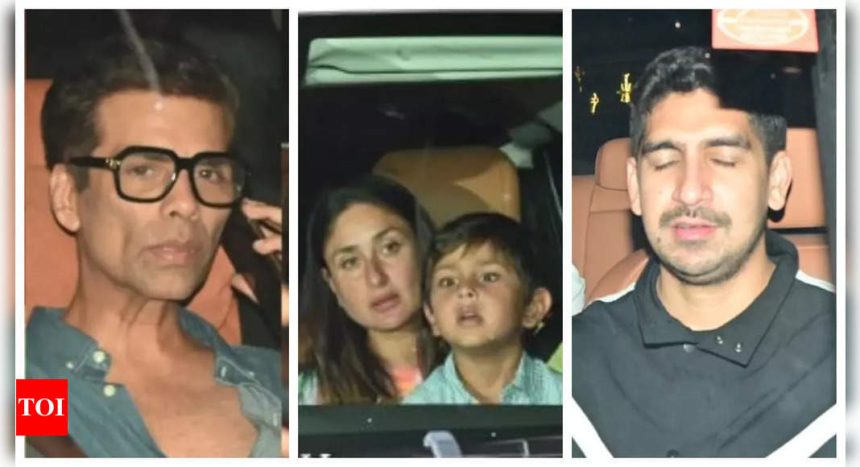 Ranbir Kapoor-Alia Bhatt host birthday bash for Raha: Karan Johar with kids Roohi and Yash, Kareena Kapoor with Jeh, Ayan Mukerji and others attend - See photos |