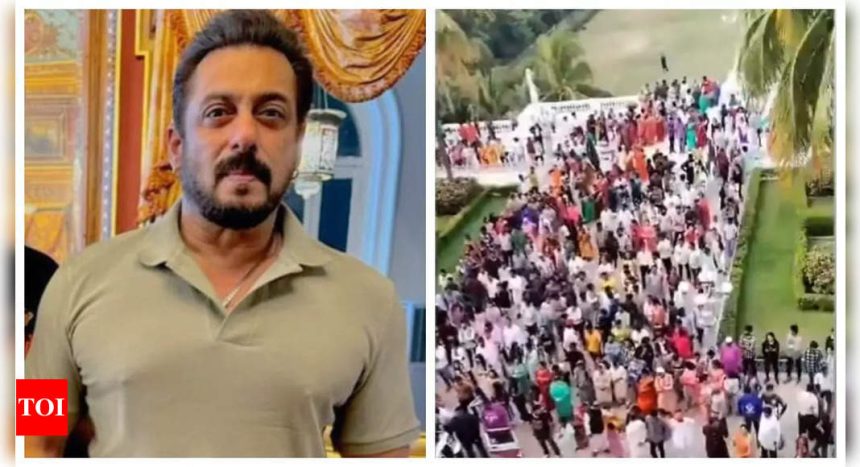 Salman Khan and Rashmika Mandanna shoot for 'Sikandar' at Hyderabad’s iconic Falaknuma Palace - WATCH |