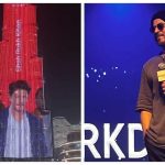 Shah Rukh Khan's image lights up Burj Khalifa on occasion of 59th birthday - PICS | Hindi Movie News