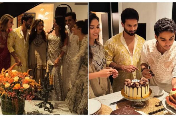 Shahid Kapoor and Mira Rajput celebrate Diwali and Ishaan Khatter's birthday with floral decor, charming rangoli, and delicious cakes - See INSIDE photos |