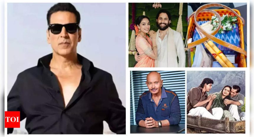 Sobhita Dhulipala-Naga Chaitanya's wedding invitation gets leaked, Akshay Kumar on getting paid Rs 145 crore per movie: Top 5 news |