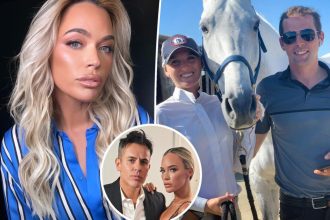 Teddi Mellencamp and her horse trainer lover's estranged wife have awkward run-in amid cheating scandal