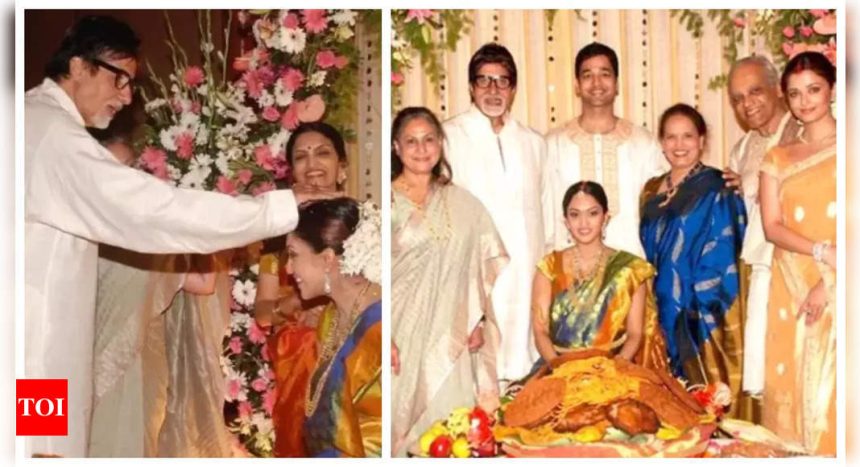 Throwback photos of Amitabh Bachchan, Jaya Bachchan, Aishwarya Rai from Shrima Rai's baby shower go viral |