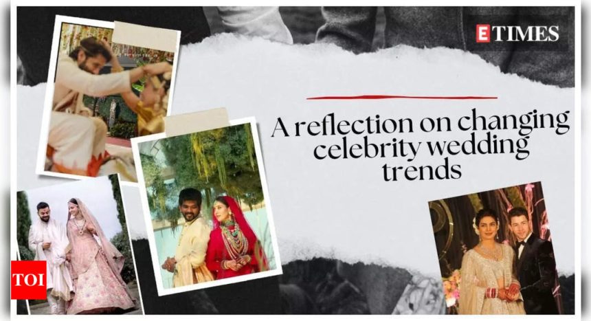 A reflection on changing celebrity wedding trends | Hindi Movie News