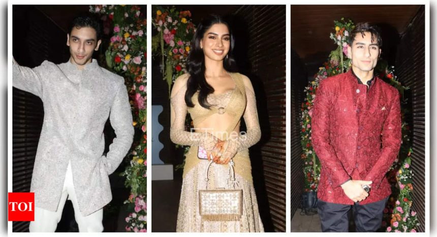 Aaliyah Kashyap-Shane Gregoire pre-wedding: Khushi Kapoor, Vedang Raina, Ibrahim Ali Khan, Alaya F, Aaishvary Thackeray and others attend their cocktail party |