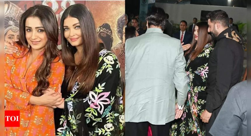 Aishwarya Rai Bachchan serves 'sustainable fashion' goals, as she repeats her outfit, fans laud the actress - WATCH VIDEO | Hindi Movie News