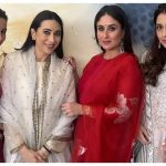 Alia Bhatt strikes a pose with Karisma Kapoor, Kareena Kapoor Khan and Anisaa Malhotra Jain as they invite PM Modi to Raj Kapoor's centenary celebrations |