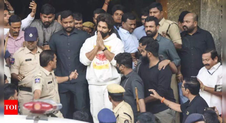 Allu Arjun RELEASED from Jail on interim bail; lawyer criticises authorities for keeping him all night despite court orders: 'Will take legal action'- VIDEO | Hindi Movie News