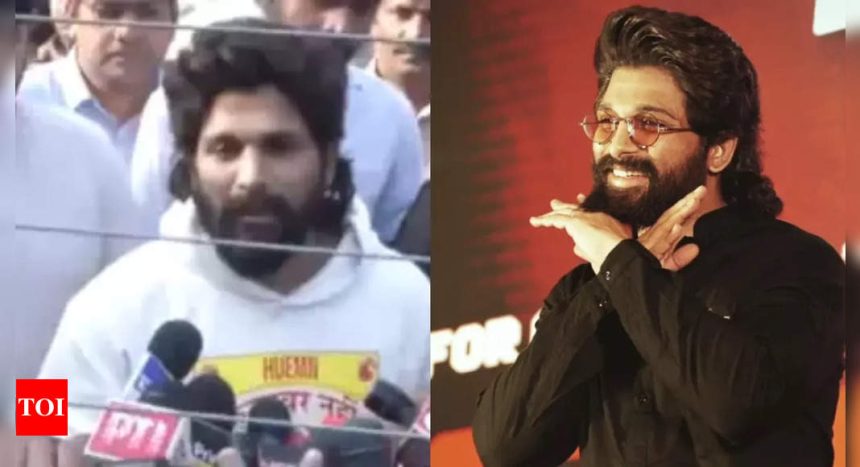 Allu Arjun clarifies his stance on the stampede tragedy, says there was 'no direct connection to me' - WATCH VIDEO | Hindi Movie News