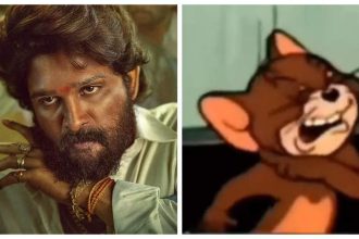 Allu Arjun's 'Pushpa 2' signature move compared to 'Tom and Jerry' in HILARIOUS fan video - WATCH |