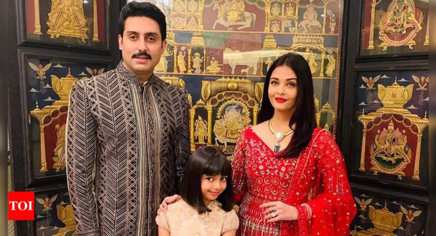 Amid divorce rumours, Abhishek Bachchan can't stop smiling as he talks about having second baby with Aishwarya Rai |