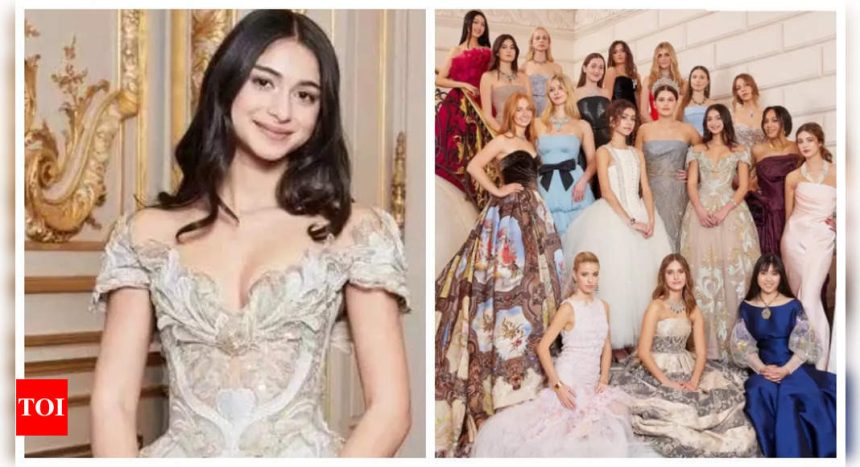 Ananya Panday’s sister Rysa Panday stuns in photos from Le Bal debut alongside 'Coldplay' star Chris Martin's daughter Apple Martin |