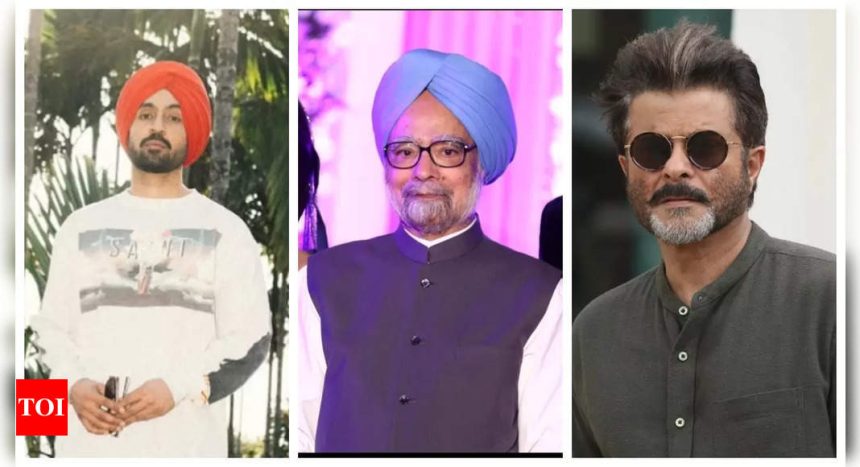 Anushka Sharma, Diljit Dosanjh, Anil Kapoor, and others pay tribute as India remembers Dr. Manmohan Singh | Hindi Movie News