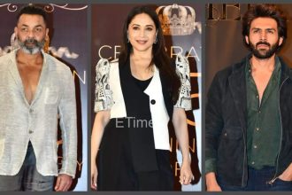 Bobby Deol, Madhuri Dixit, Kartik Aaryan, Govinda and others come together to celebrate 45 years of Anees Bazmee in Bollywood - See photos |